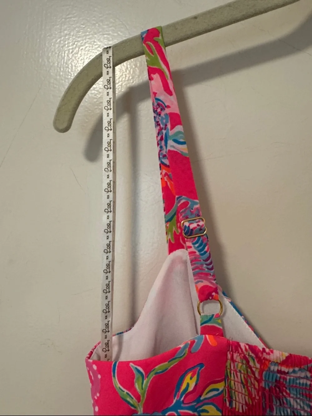 Lilly Pulitzer Scarlet Stretch Dress Pink Isle Print: Shell Me Something Good - Picture 7 of 12